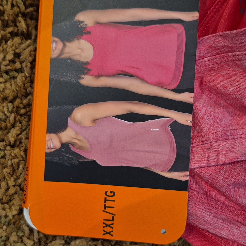 XXL: Head 2 Active Tank tops (Light And Dark Pink)